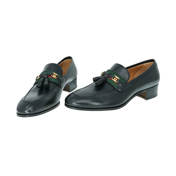 Gucci Women's Paride Horsebit Tassel Leather Loafers - Picture 1 of 8